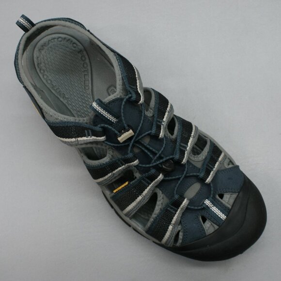 KEEN Men's 17 Newport H2 Blue Black Waterproof Hiking Bumper-toe Sport Sandals - Picture 7 of 12